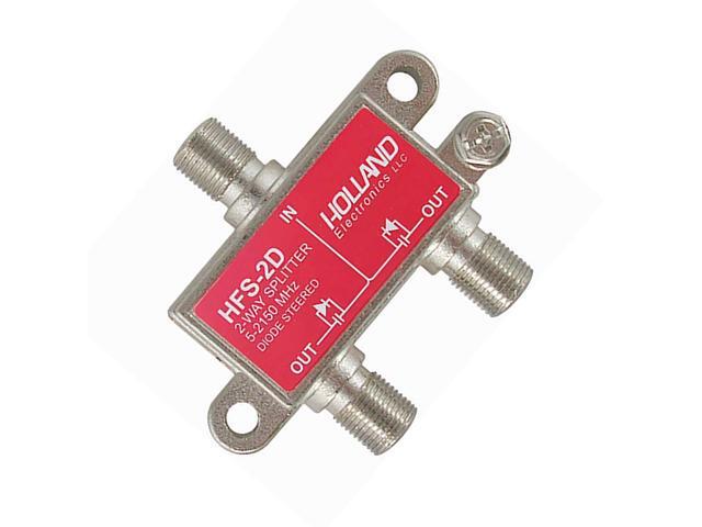 Holland (HFS2D) 2-Way Splitter (5-2050 Mhz) Diode Steered (HFS-2D)