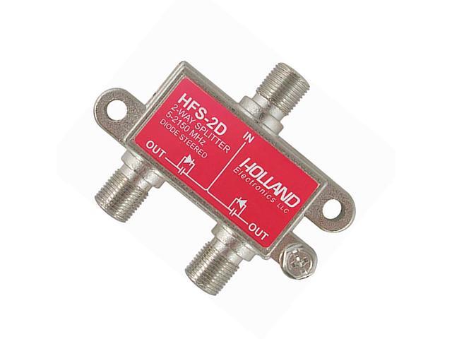 Holland (HFS2D) 2-Way Splitter (5-2050 Mhz) Diode Steered (HFS-2D)