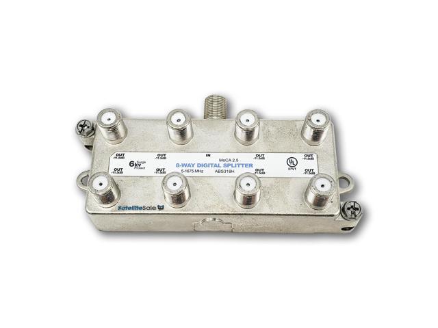 Amphenol 8-Way Digital Coaxial Splitter MoCA 2.5 ABS318H