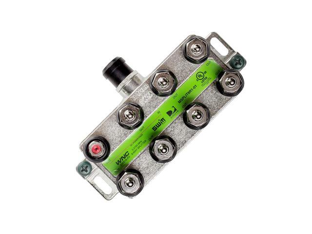 DirecTV 8-Way Wide Band Coaxial Splitter for SWM LNB