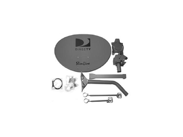 Lot 4 Slimline DirecTV DTV Dish Antennas KA/KU HD MPEG4 W/Monopoles - image 2
