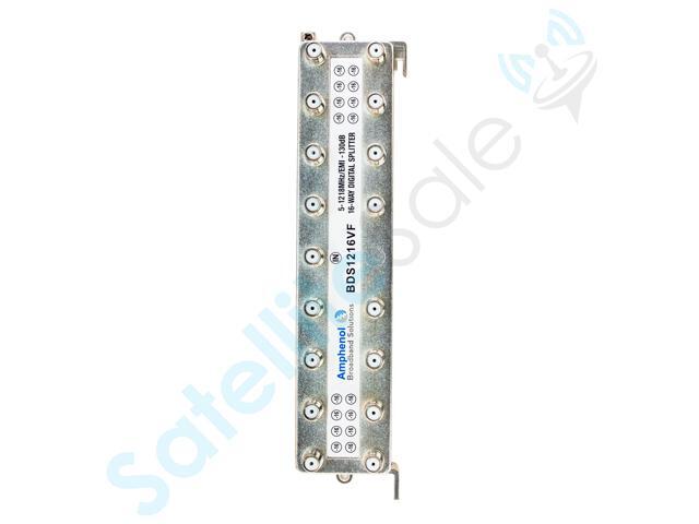 Amphenol Digital High-Performance 16-Way Coaxial Splitter BDS1216FV Kit (5-1218 Mhz / EMI -130dB) by SatelliteSale