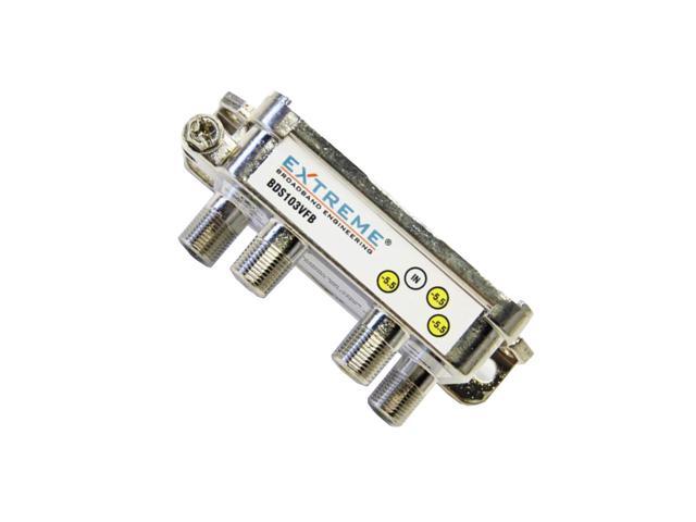 Extreme Broadband BDS103VFB 3-Way Balanced Digital Vertical Coaxial Splitter