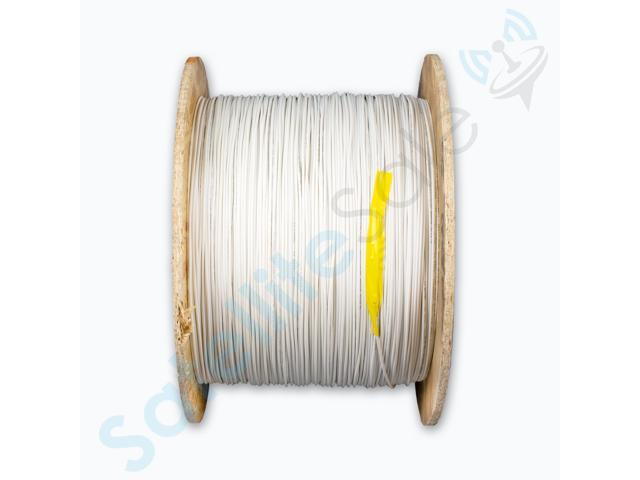 Acome N7910D Indoor Aramide Reinforced Fiber Optical 2.8mm Drop White Cable 1000m/3280ft
