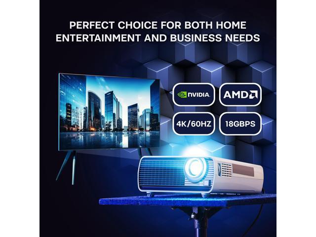 SatelliteSale Digital High-Speed HDMI 2.0 Fiber Optic Cable 4K/60Hz 18Gbps Black 2160p Universal Wire PVC Cord for TVs Gaming Consoles 100 feet - image 4