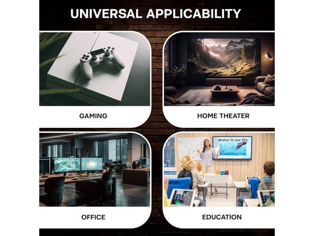 SatelliteSale Digital High-Speed 2.0 HDMI Cable 4K/60Hz 18Gbps PVC 2160p Universal Wire for Media Players TVs Monitors Black Cord 6 feet - image 7