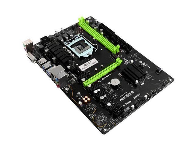 SUPOX Core i7/i5/i3 LGA1151 Intel B250 DDR4 SATA PCI Express USB ATX Retail SATA 6Gb/s USB 3.0 ATX Motherboard Support 6 Graphics Cards for.