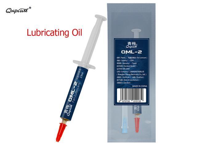 Qnplum QML-2 Fan Lubricating Oil 2ml Tube High Performance Lubricating Oil Spindle Bearing Grease Paste For PC Bearing Fan Electric Motor Gear Fan.