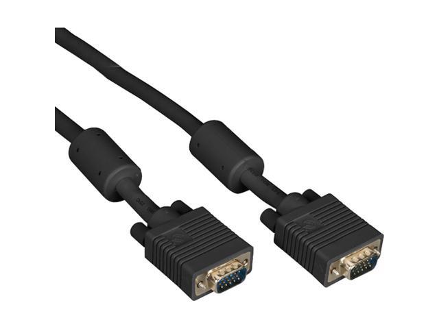 Black Box EVNPS06B-0050-MM VGA Video Cable Ferrite Core - Male/Male, Black, 50-ft. (15.2-m)
