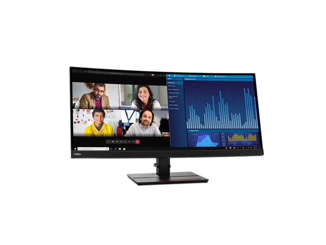 Lenovo Thinkvision P34W-20 34.14' Monitor 2 HDMI 6 USB 300 nits 60 Hz IPS 4ms