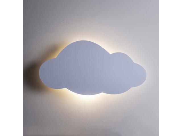 Photos - Light Bulb Lights4fun, Inc. Cloud Silhouette Battery Operated LED Bedroom Wall Night