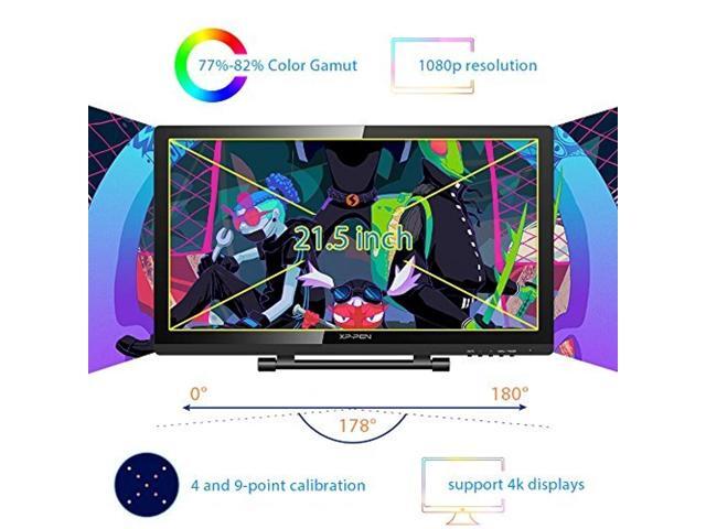 XP-PEN Artist22 Pro Drawing Pen Display 21.5 Inch Graphics Monitor 1920x1080 FHD Digital Drawing Monitor with Adjustable Stand and PN02S Stylus...