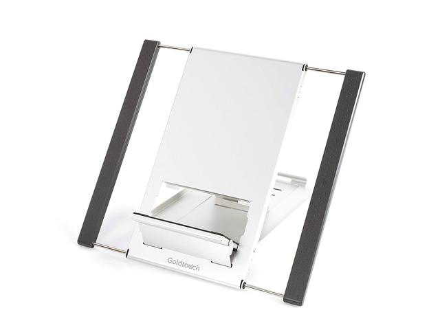 Goldtouch KOV-GTLS-0055 Go! Travel Laptop and Tablet Stand (Aluminum),Black
