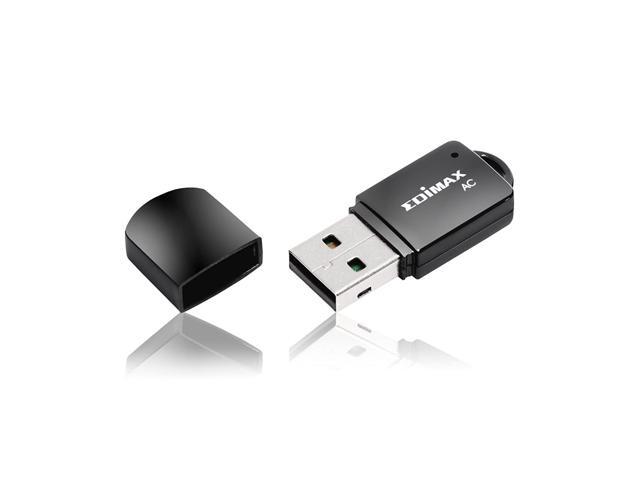 Edimax EW-7811UTC AC600 Dual-Band USB Adapter, Mini Size Easy to Carry, Supports Both 11AC ( 5GHz Band ) and 11n ( 2.4GHz Band ) Wi-Fi.