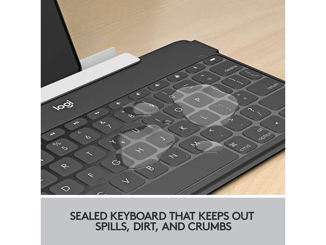 Logitech Keys-to-Go Super-Slim and Super-Light Bluetooth Keyboard for iPhone, iPad, and Apple TV - Blush Pink