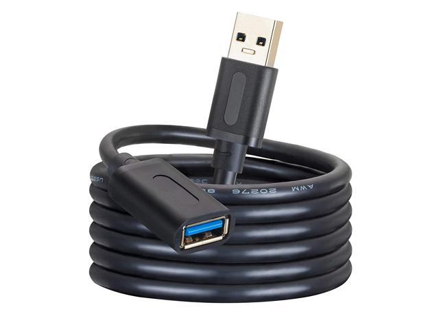 USB 3.0 Extension Cable 25Ft,USB 3.0 High Speed Extender Cord Type A Male to A Female for Playstation, Xbox, USB Flash Drive, Card Reader, Hard...