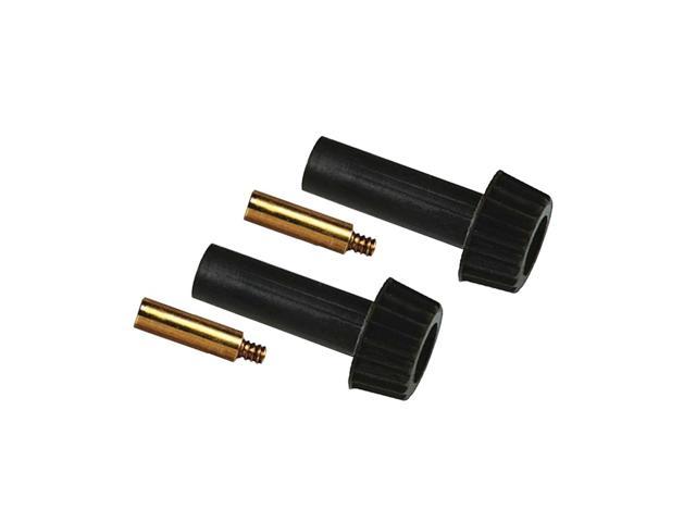 Photos - Chandelier / Lamp 7016100 Replacement Light & Fan Knobs, Black, 2 Pack 70161
