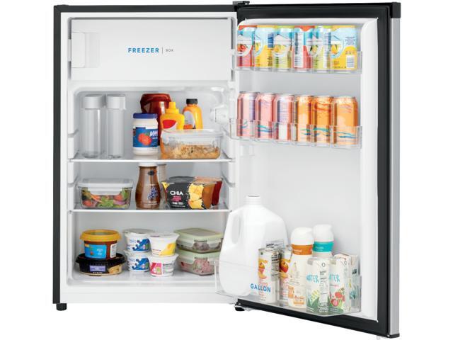 Frigidaire - 4.5 Cu. Ft. Mini Fridge with Top Freezer - Silver - image 4