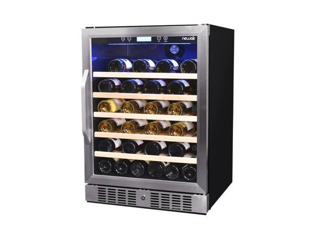 New Newair Awr-520Sb 24' Built-In 52 Bottle Compressor Wine Fridge With Precision Digital Thermostat photo