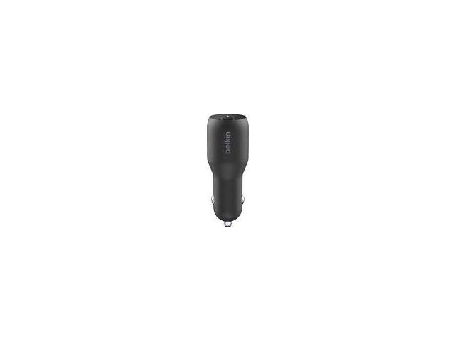 Belkin - BOOST↑CHARGE  Dual USB-C Car Charger 36W - Black - image 7
