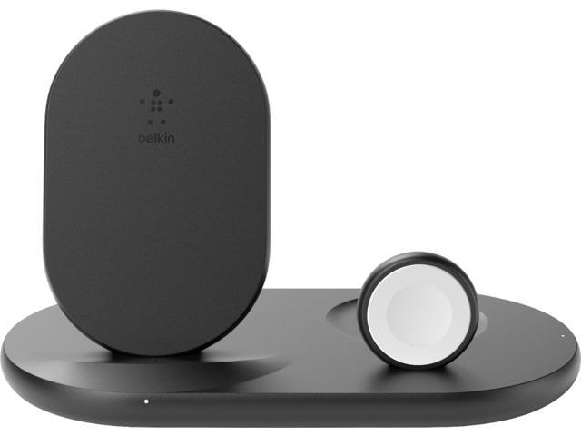 belkin 3-in-1 wireless charger (wireless charging station for iphone, apple watch, airpods) wireless charging dock, iphone charging dock, apple...