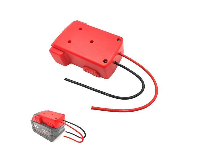 Power Wheel Adapter For Milwaukee M18 Battery18V Power Wheels Adapter M18 Adapter Dock Battery Adapter M18 18V Dock Power Connector 12 Gauge Robotics
