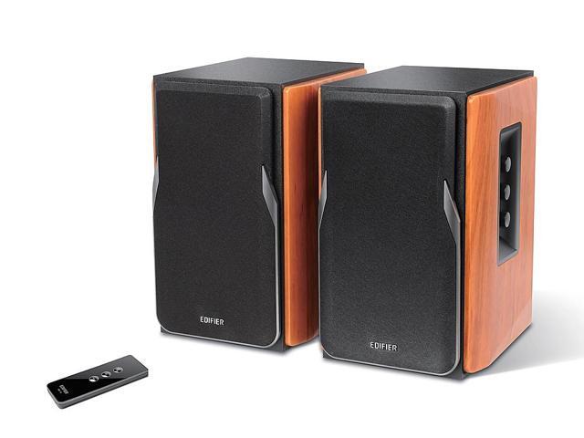 Edifier - R1380T Active Bookshelf Speakers, Computer Speakers – Dual RCA inputs - 2.0 Studio Monitor Speaker - Brown - image 10
