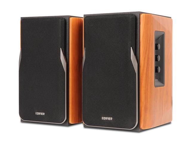 Edifier - R1380T Active Bookshelf Speakers, Computer Speakers – Dual RCA inputs - 2.0 Studio Monitor Speaker - Brown - image 12