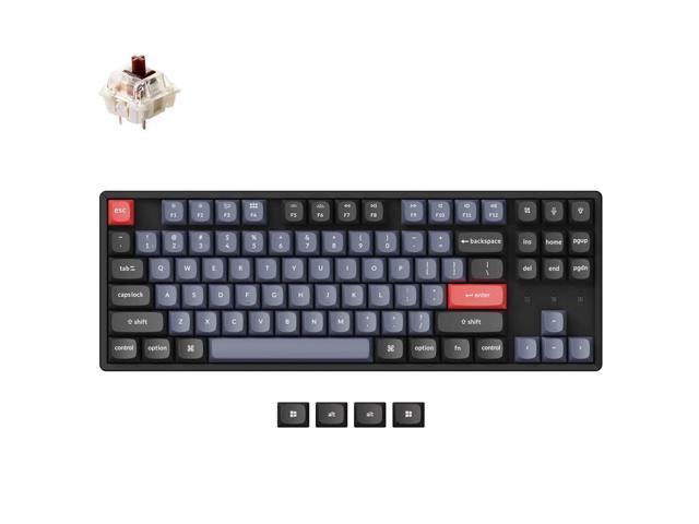 Zell K8 Pro Qmk/Via Wireless Mechanical Keyboard, Hot-Swappable Aluminum Frame Tkl Custom Programmable Keyboard With Rgb Backlit, Gateron G Pro...