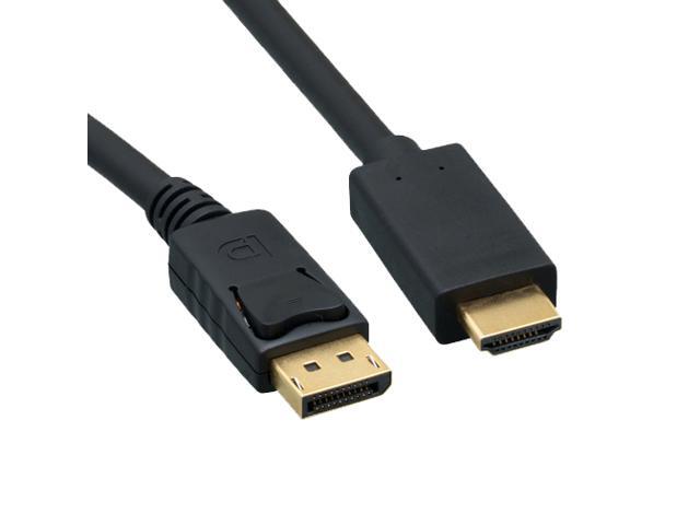 DisplayPort to HDMI Cable, DisplayPort Male to HDMI Male, 3 foot