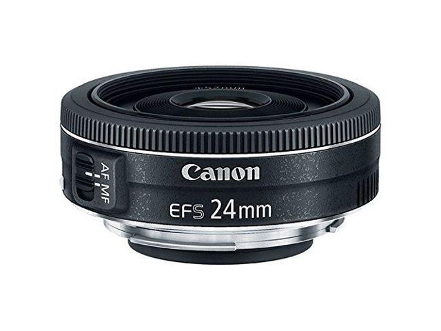 Canon EF-S 24MM F2.8 STM Camera Lens (International Model) + 3 Pcs Filter Kit + Cleaning Kit