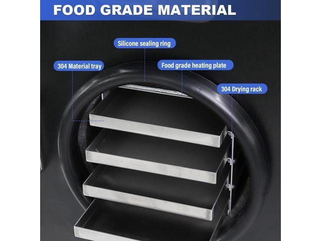 HNZXIB 4L Freeze Dryer -50 Scientific Freeze Dryer Machine with Rotary Vane Vacuum Pump
