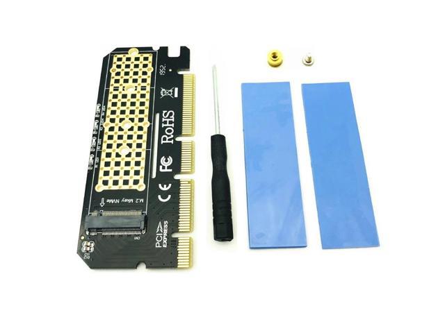M.2 NVME PCIE to M2 Adapter LED NVME SSD M2 PCIE x16 Expansion Card Computer Adapter Interface M.2 NVMe SSD To PCIE M.2 Adapter