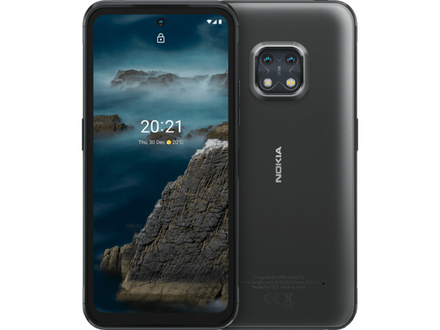 Nokia XR20 Dual-Sim 128GB ROM + 6GB RAM (GSM CDMA) Factory Unlocked 5G SmartPhone (Granite) - International Version