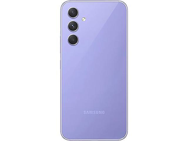 Samsung Galaxy A54 Dual-SIM 128GB ROM + 8GB RAM (Only GSM No CDMA) Factory Unlocked 5G Smartphone (Awesome Violet) - International Version