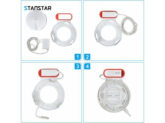 STANSTAR Wall Mount for TP-Link Deco M5 Whole Home Mesh WiFi System, Sturdy Bracket Holder for TP-Link Deco M5 Space Saving TP-Link Router Wall...