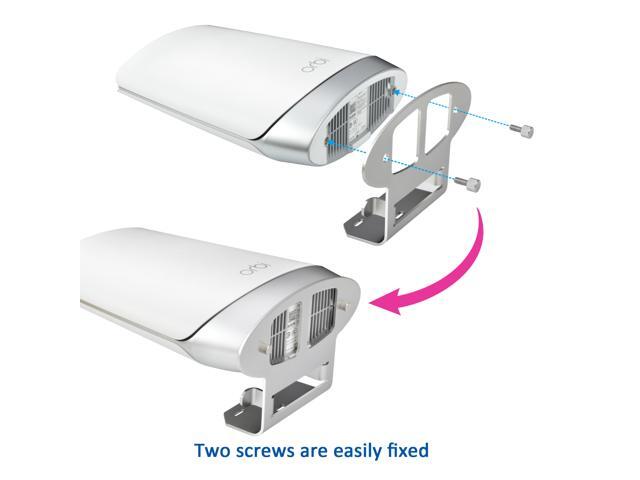 STANSTAR bracket made of aluminum alloy that can be hung on a wall. It applies to Orbi's entire home tri-band mesh WiFi 6 system/Orbi Ultra...