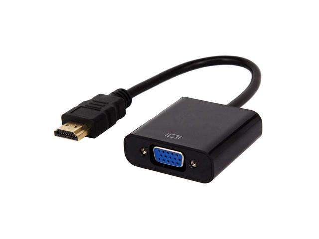 Stanstar HDMI to VGA, Gold-Plated HDMI to VGA Adapter (Male to Female) for Computer, Desktop, Laptop, PC, Monitor, Projector, HDTV, Chromebook,...