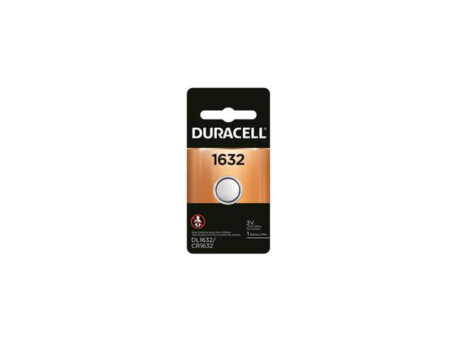 CR1632 Duracell 3 Volt Lithium Coin Cell Battery (On Card)