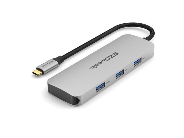 USB-C Gen 2 Hub Adapter 7-Ports 3X USB-C 10Gbs Gen 2, 3X USB 3.0 5Gbs Ports, and 1X USB-C Power Delivery 3.0 with 5Gbs Data
