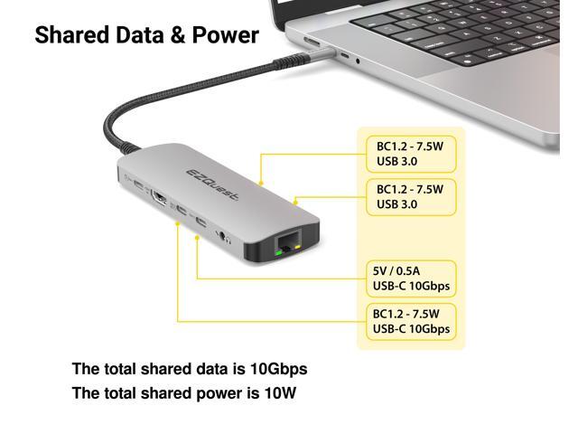 USB-C Multimedia 10 in 1 Gen 2 Hub
