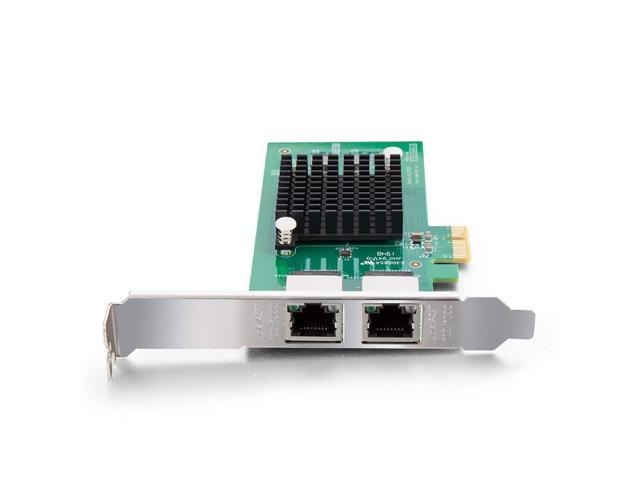 For Intel 82576 Chip 1.25G Gigabit Ethernet Converged Network Adapter(Nic), Dual Rj45 Copper Ports, Pci Express 2.0 X1, Same As E1G42Et