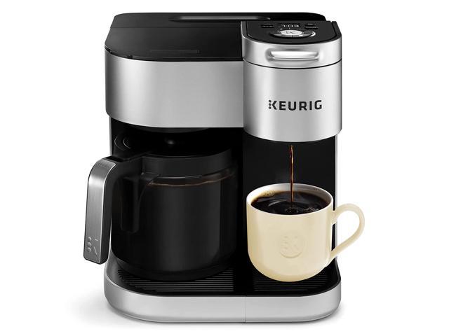 New Keurig K-Duo Special Edition Coffee Maker, Single Serve And 12-Cup Drip Coffee Brewer, Compatible With K-Cup Pods And Ground Coffee, Silv.