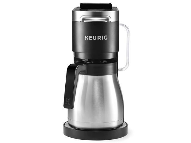 New Keurig K-Duo Plus Single Serve K-Cup Pod And Carafe Coffee Maker, With Multi-Position Water Reservoir And Thermal Carafe, Black