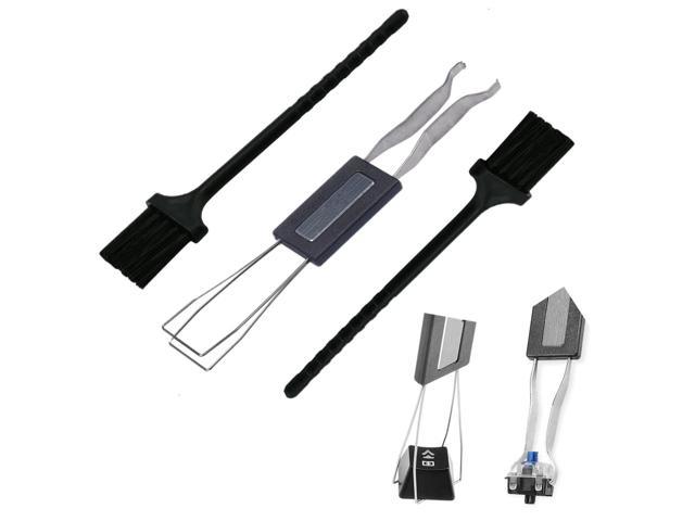 Keycap Puller For Mechanical Keyboard With 2 Pcs Keyboard Brush Computer Cleanning Kit Keycap Remover Must-Have Tool For Mechanical Keyboard Clean.