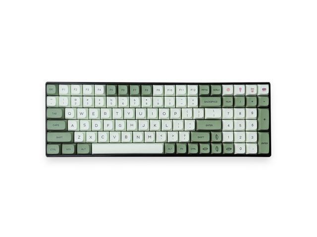 Matcha Keycaps 124 Keys Pbt Xda Profile Dye Sublimation Fit For 61/87/100/104/108 Cherry Mx Switches Mechanical Keyboard
