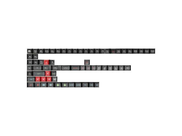 Drop + Matt3o MT3 Susuwatari Custom Keycap Set, ABS Hi-Profile Keycaps, Doubleshot Legends, Cherry MX Compatible Extras for Mechanical Keyboards.