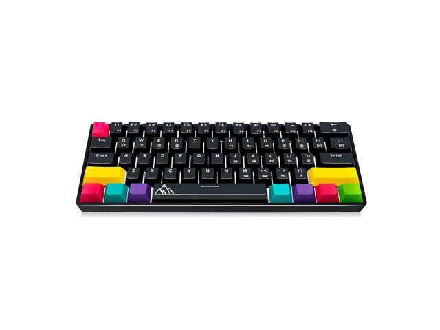 One - 60% Mechanical Keyboard, True Rgb Lights, Spill Proof, Budget 60% Keyboard (Ga Black)