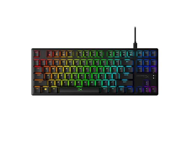 HyperX Alloy Origins Core - Tenkeyless Mechanical Gaming Keyboard, Software Controlled Light & Macro Customization, Compact Form Factor, RGB LED.