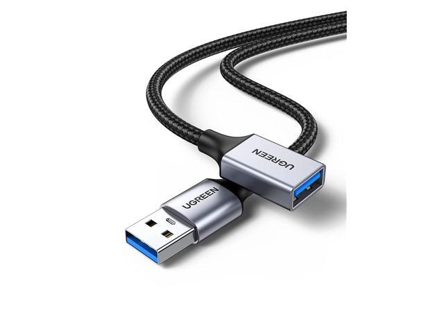 Usb 3.0 Extension Cable Usb Extension Cord Nylon Braided Usb Extender A Male To Female 5Gbps Data Transfer Compatible With Mouse, Keyboard, Quest.
